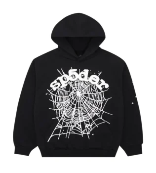 Sp5der OG Web Hoodie Black