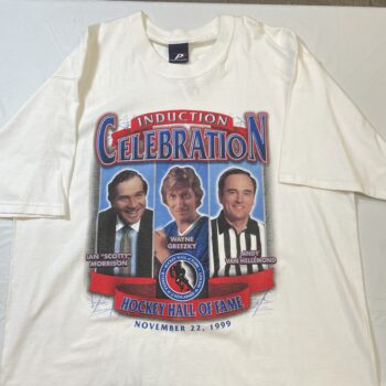Vintage 1999 Hockey Hall Of Fame Wayne Gretzky T-Shirt
