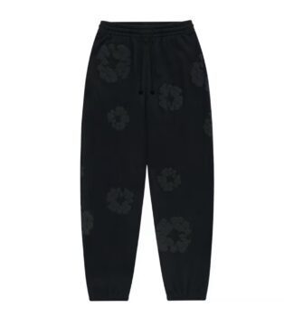 Denim Tears Monochrome Black Sweatpants
