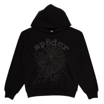 Sp5der Black Phantom Hoodie