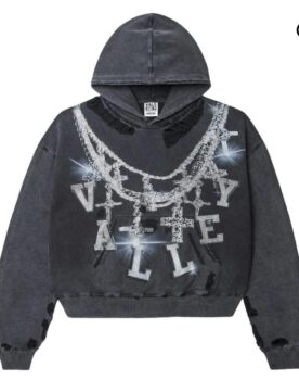 Vale Forever Big Chain Hoodie Black