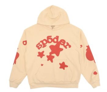 Sp5der Beluga Hoodie Cream/Red